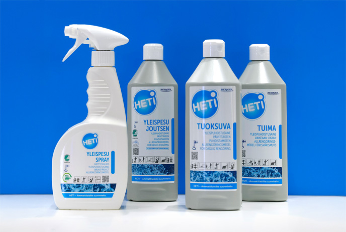 Vastuullisuus ja kierrätys HETI-tuotteilla herokuva