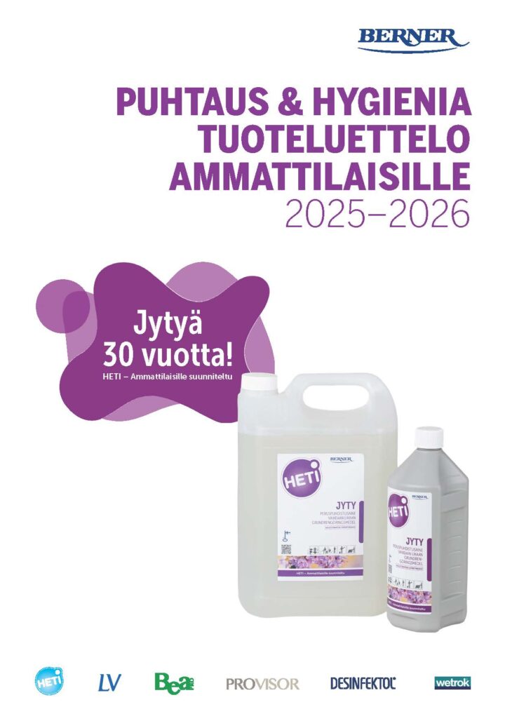 Berner MedLab Puhtaus & Hygienia katalogi 2025-2026